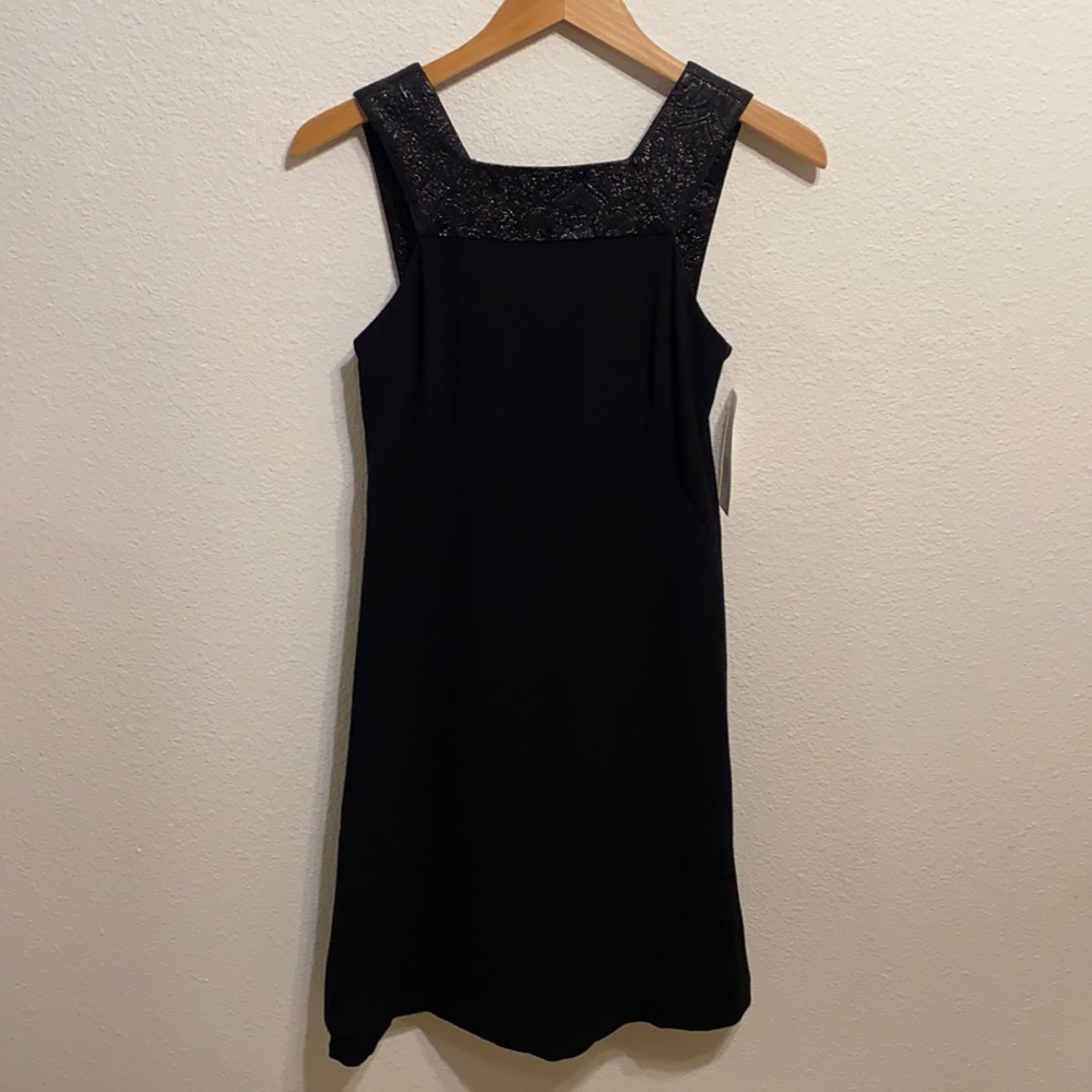 NWT Badgley Mischka wool shift dress size 0